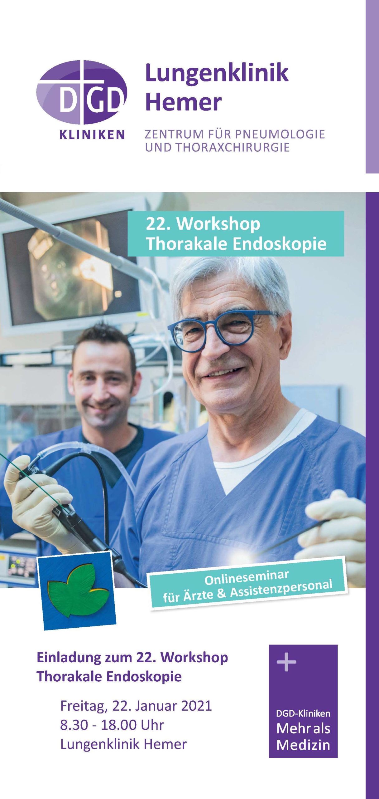 22. Workshop Thorakale Endoskopie