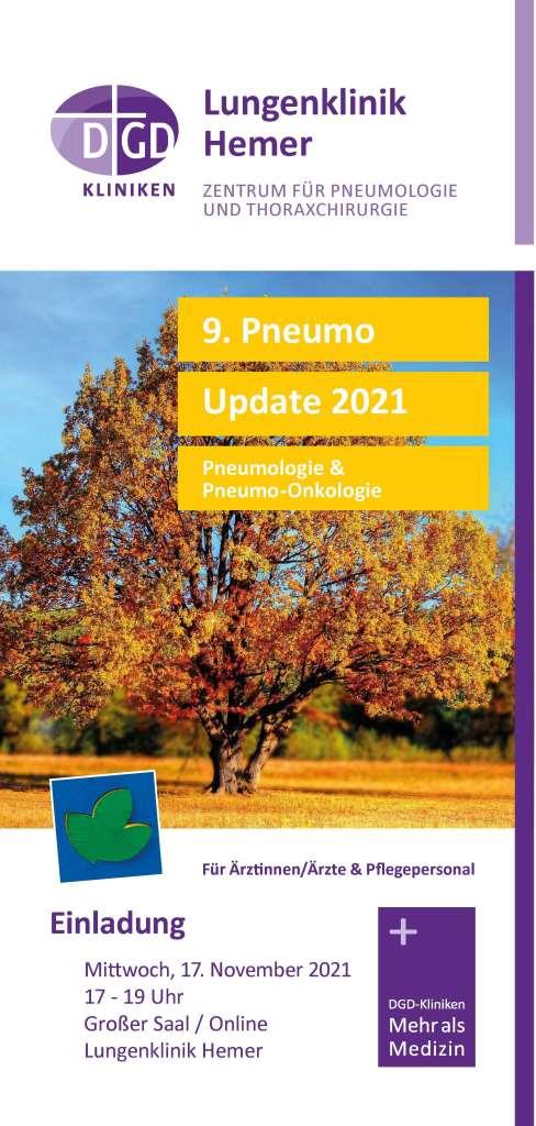 9. Pneumo-Update 2021 - Für Ärztinnen/Ärzte & Pflegepersonal