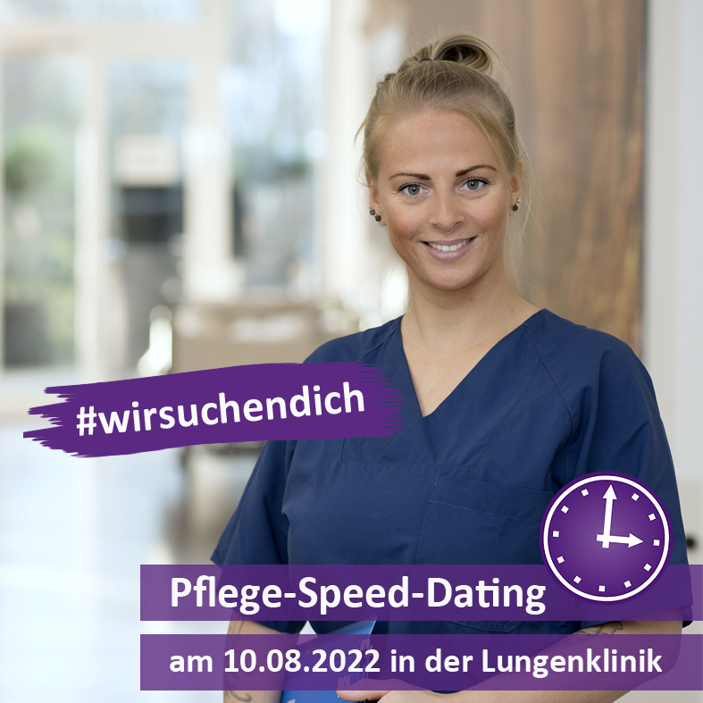 Pflege Speed Dating am 10. August in der Lungenklinik