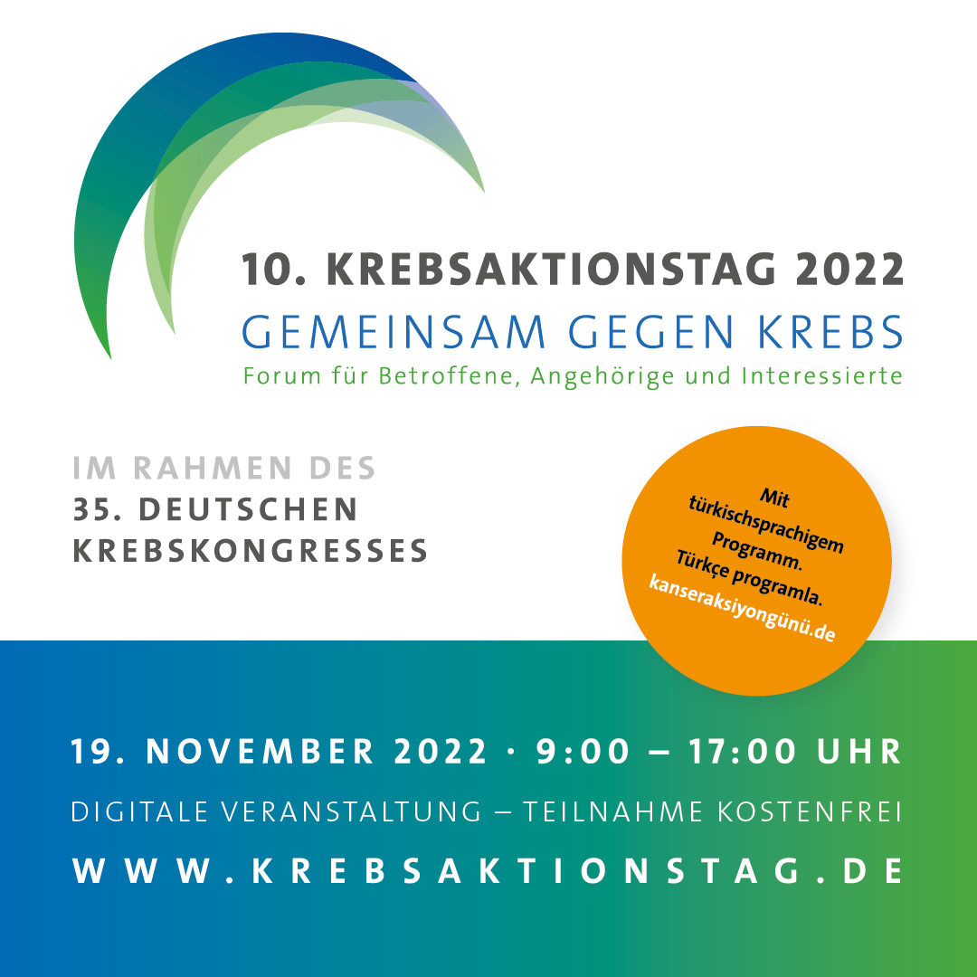 Online-Krebsaktionstag am 19. November 2022