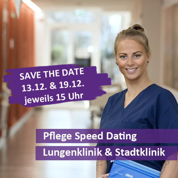 Pflege Speed Dating am 19. Dezember in der Stadtklinik und in der Lungenklinik