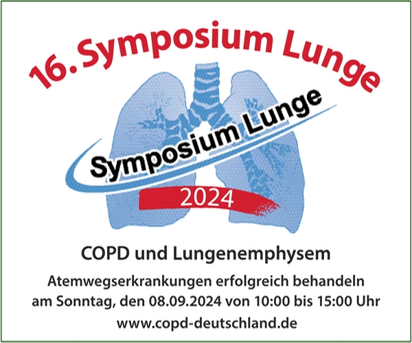 Veranstaltungstipp: 16. Symposium - Lunge (virtuell)